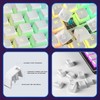 LexonElec Pudding Keycaps,Double Shot PBT Keycap Set with Translucent Layer