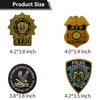 EMORBALS 4 Pieces NYPD Patches, Police Embroidered Iron on Patch