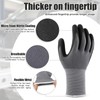 Cutecrop 100 Pairs Work Gloves Nitrile Coated for Men Warehouse