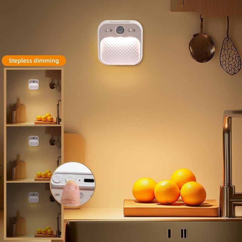 Led Night Light with Motion Detector 2 Pack, Cabinet Light