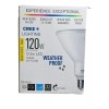 Cree 120W Bright White(3000k) 13.5w 40• Flood Weather Proof Light