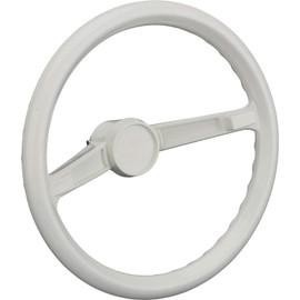 Blue Diamond Classics AMF Pedal Car Plastic Steering Wheel, White