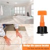 DC VOLTAGE Tile Leveling System Kit, 100pcs Reusable Tile Spacers