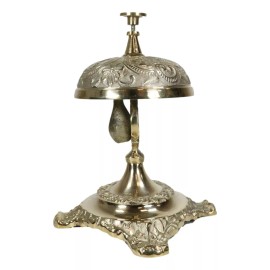 Vintage Antique Style Ornate Baroque Victorian Front Desk Hotel Counter Bell