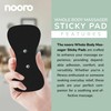 nooro 6-Pack Whole Body Massager Sticky Pads – Hydrogel, Carbon