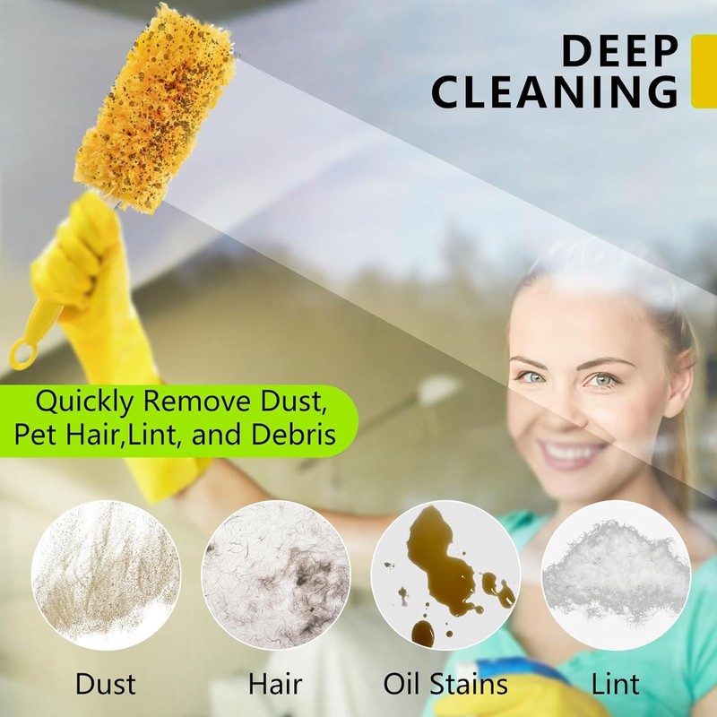 20 Pack Duster Refills Compatible with Flash Dust Magnet, 360°