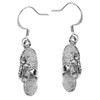 Flip Flop Earrings SilverTone by Cape Cod Jewelry-CCJ