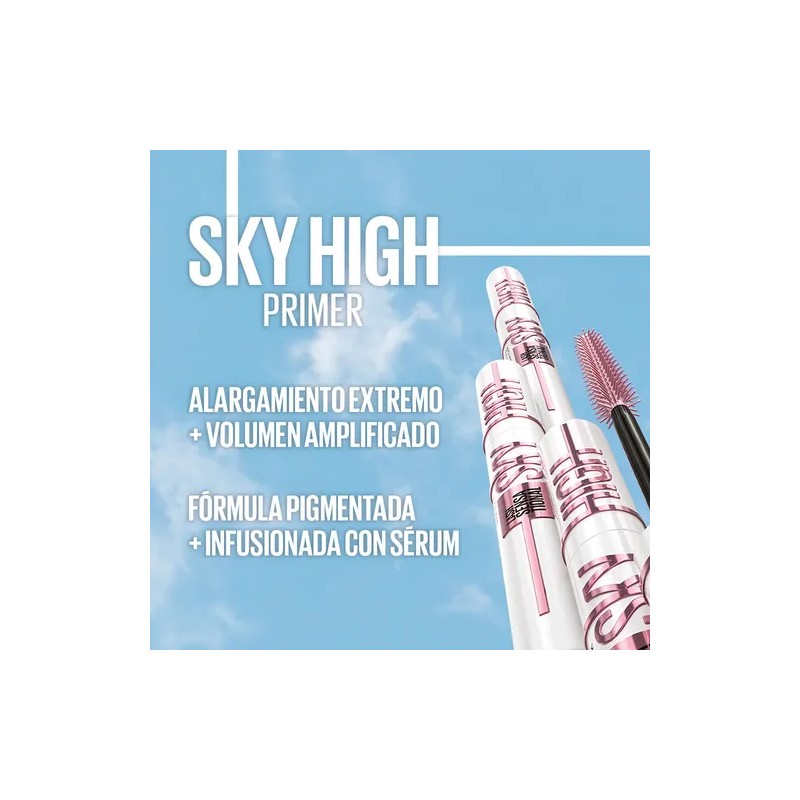 Máscara Maybelline Lash Sensational Sky High Tinted Primer Color Soft