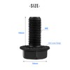 VANICE M8 x 18mm Bicycle Bottom Bracket Flanged Axle Bolt,