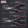 LEONTOOL 2PCS 7-Inch Long Reach Needle Nose Pliers Smooth Jaws