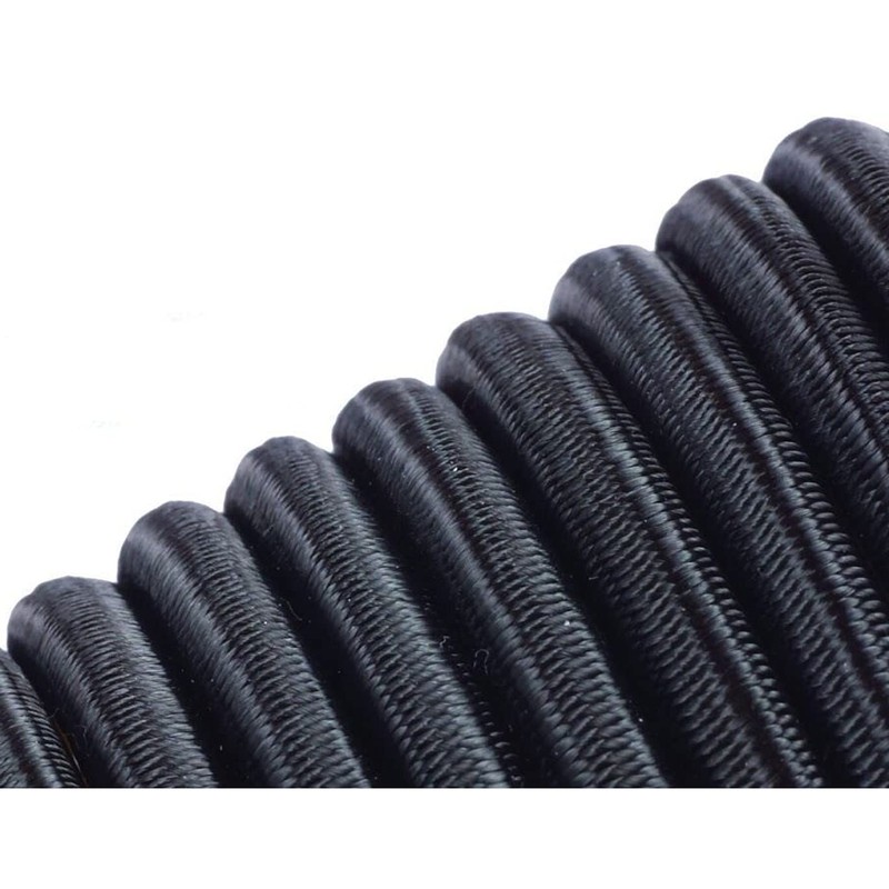 10 m / 32 ft of 6 mm Black Elastic