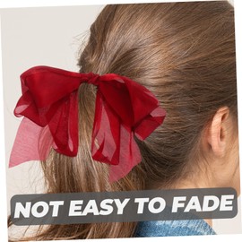 Minkissy Vintage Style Hair Accessories 4pcs Large Banana Clip Bow Hair Bows for Women Random Color