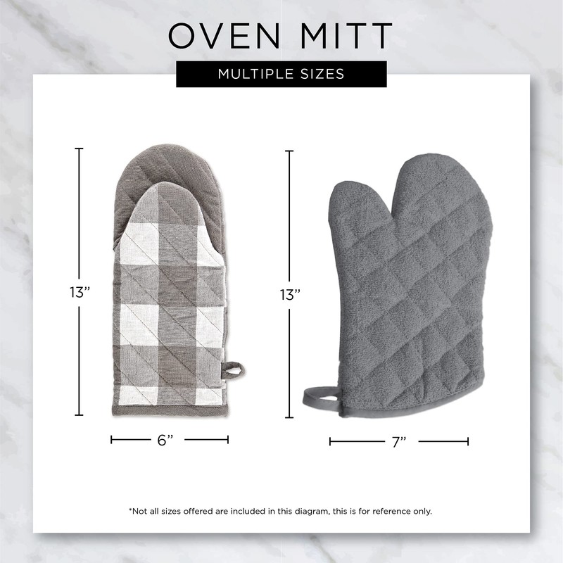 DII Lattice Basics Collection Kitchen Essentials, Oven Mitt & Potholder