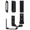 Fuxxer® 5 x Folding Multi-Purpose Hooks, Wardrobe Hooks, 75 x