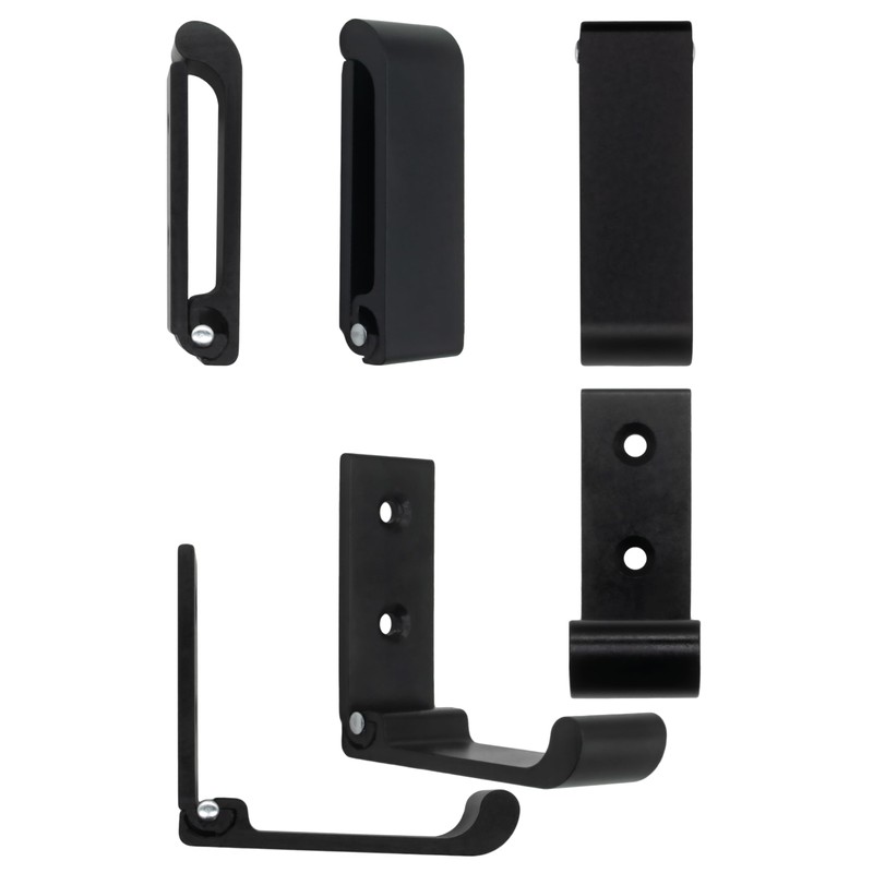 Fuxxer® 5 x Folding Multi-Purpose Hooks, Wardrobe Hooks, 75 x