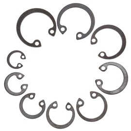 BUGUUYO Retaining Ring Snap Clip Assortment 100pcs External Circlip Shaft Retaining Ring for Diy Projects