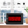 Timegyro Digital Wall Clock Battery Operated - LED Display Digital
