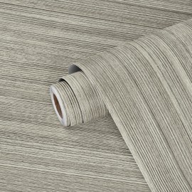 Wallercity Grey Wood Contact Paper for Cabinets Wood Grain Peel and Stick Wallpaper Wood Look Contact Paper for Backsplash Self Adhesive Wallpaper Vinyl Wall Paper Roll for Countertops 15.7''x78.7''