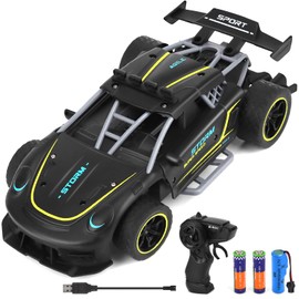 Coche Control Remoto,4WD Carro Control Remoto para Niño,2.4GHz Carro Todoterreno Recargable Alta Velocidad 360°Rotación,Juguete de Carrito Chocones Deriva Metálica,Regalo para Niño y Niña de 3-18 Años