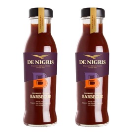 De Nigris Excellence Line - Gourmet Italian Barbecue Sauces With Balsamic Vinegar Of Modena 10,14 Oz (Pack of 2) | Barbecue Sauce With Balsamic Vinegar From Modena Italy | Smokey Flavor