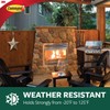 Command Outdoor Hook, Decorate Damage-Free, Water-Resistant Adhesive, Large (17083BZ-AWES), Outdoor