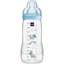 MAM Easy Active 2nd Age 330ml Bottle 6 Months and + - Blue