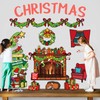 Christmas Bulletin Board Decorations Christmas Tree Fireplace Bulletin Board Seasonal
