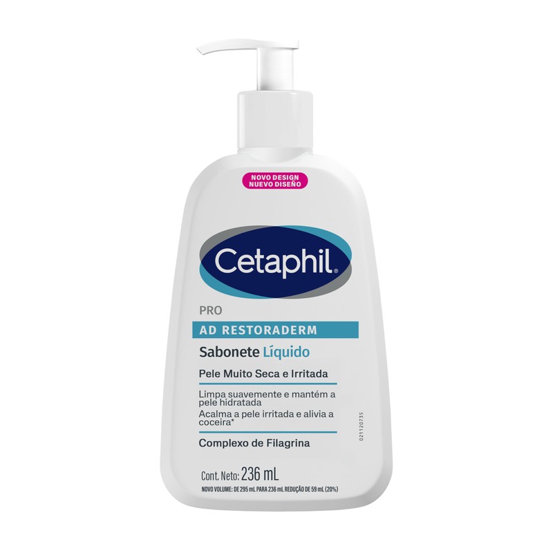 CETAPHIL® Pro AD Restoradeerm jabón corporal 236 ml, para Piel