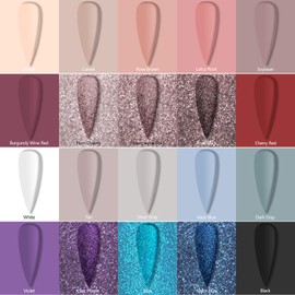 SAVILAND Acrylic Nail Kit with Drill: 20 Colors Acrylic Nail Powder Kit Nude Gray Glitter Professional Polymer Powder for Nails Extension No Need Nail Lamp