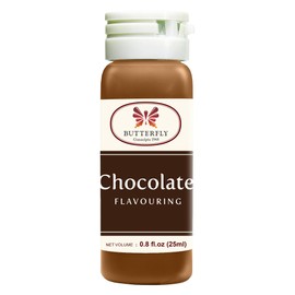 Butterfly Flavoring Extract Paste, 25 ml (Chocolate, Pack of 1) – Chocolate Extract & Stevia-Friendly Flavoring for Baking, Drinks, Desserts