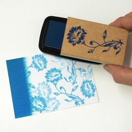 Tsukineko Versafine Claire VF-CLA Natural Color Stamp Stand, Oil-based Pigment Base, Bali Blue