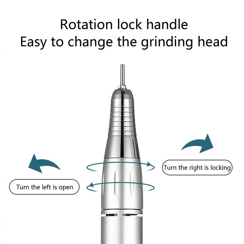Nail Drill Machine 45000RPM Strong Motor USB Rechargeable Electric Nail