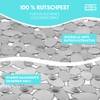 Stone-look shower mat / bath mat, 53 x 53 cm