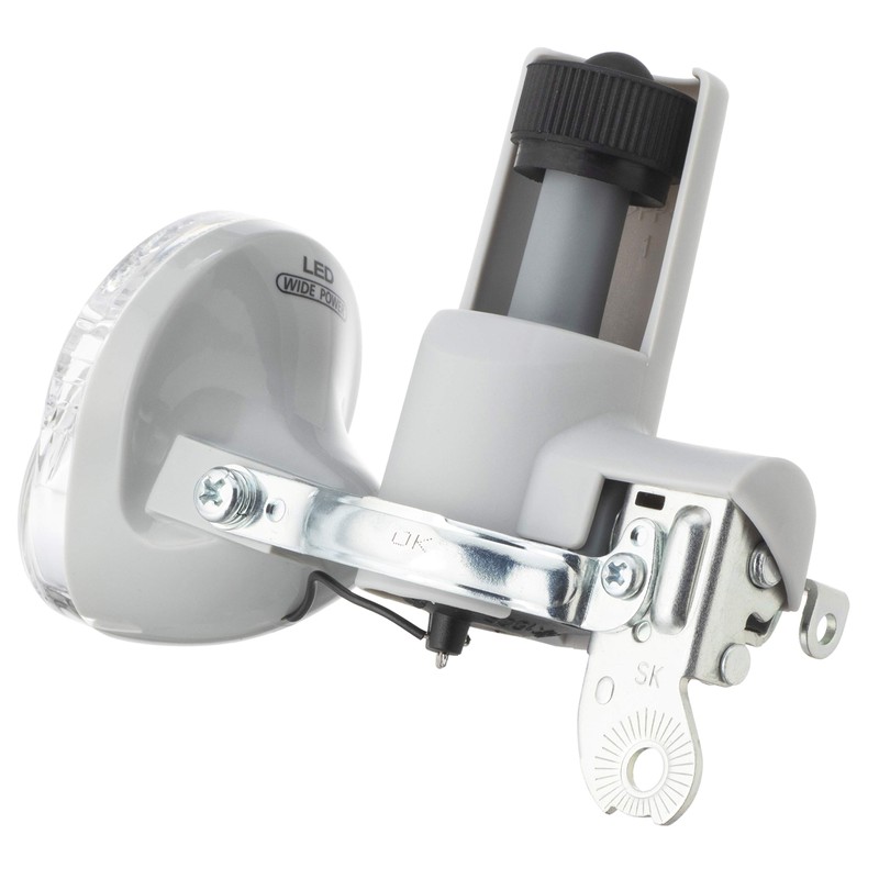 Panasonic NSKL138-N Bicycle LED Lamp, Gray, Wide LED