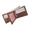RFID Blocking Vintage Soft Genuine Leather Men's Multi-Card Compact Center