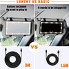 %.oe Edge Auto Car Sun Visor Mirrors, 3 Light Modes