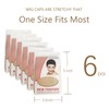 Bestac 6 Pieces Wig Caps, Light Brown Mesh Wig Cap