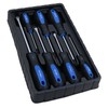 7pc Screwdrivers Set Flat Headed + Phillips with Cushioned Grip