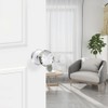 CLCTK Crystal Glass Door Knobs Interior, Round Door Knobs for