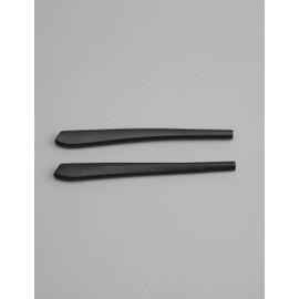 Handwith 3 Pairs Soft Silicone Sunglass Ear Socks for Oakley Wiretap OO4071, Anti-Slip Comfort Fit Glasses Arm Grips Spare Parts Replacement Kit Black