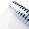 Zindoo Stripes Window Film Opaque Privacy Film Frosted Glass Film