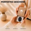 PURAJA Worry Stone: Black Obsidian, Thumb Stone Made of Natural