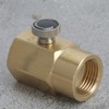Mini Brass Filling G1-2 to W21.8-14 Soda Water Valve Adapter
