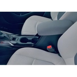Auto Console Covers- Fits The Toyota Corolla 2005-2012 Center Console Armrest Cover Waterproof Neoprene Fabric - Gray