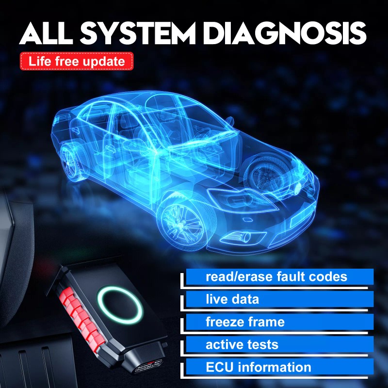 Vident 510pro All System OBD2 Bluetooth Diagnostic Scanner 28+ Services