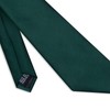 YourTies Skinny Tie for Men 2.4" Satin Emerald Green Slim