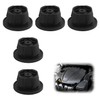 Pack of 5 rubber engine cover clips for engine cover,