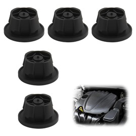 Pack of 5 rubber engine cover clips for engine cover, car engine covers, rubber mat, mounting element 6420940785 for Mercedes W212, high-quality rubber grommets, easy installation of the engine cover