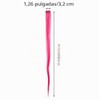 Beavorty 20 Piezas Extensiones De Cabello Rosa Clip De Color