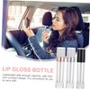 WOONEKY 9pcs Empty Tube of Lip Gloss Plush Makeup Bag